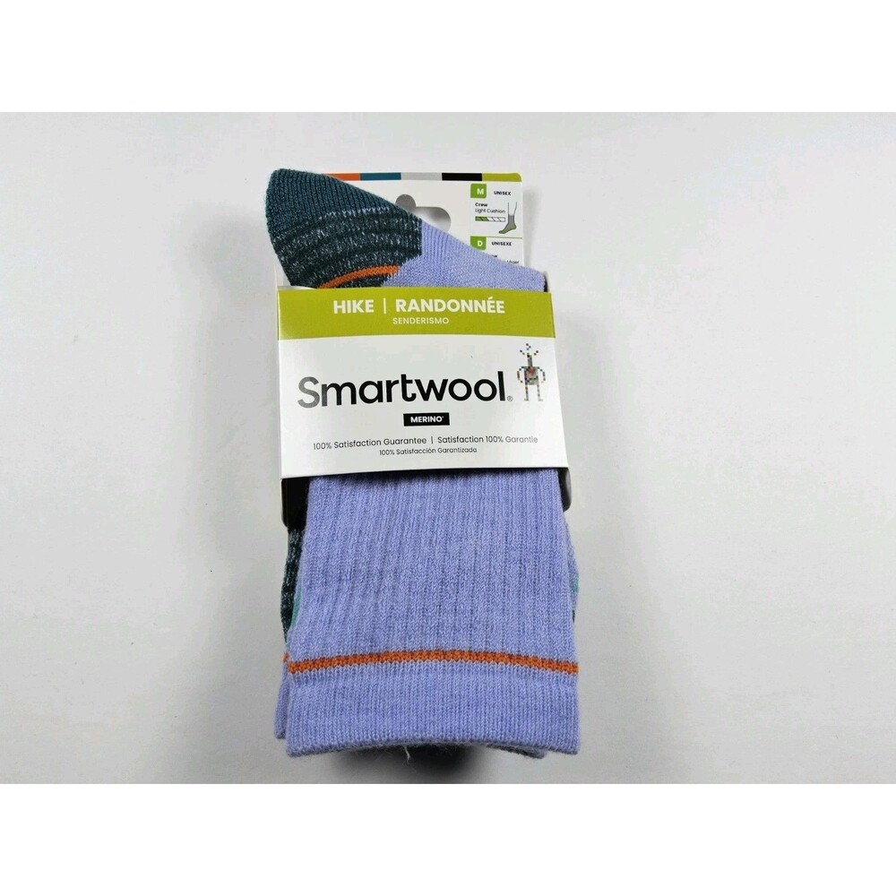 Smartwool Unisex Hike Merino Crew Socks Light Cushion Size M (W7-9.5, M6-8.5)